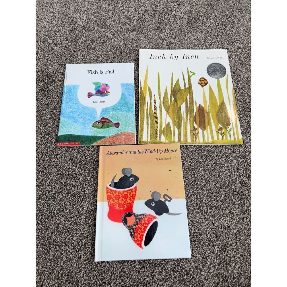 Set of 3 Leo Lionni books (1 hardback)